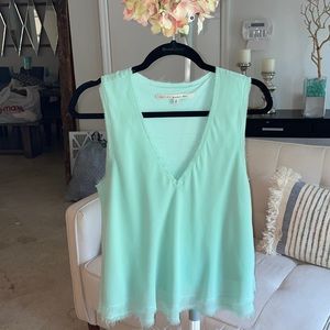 RACHEL Rachel Roy frayed top